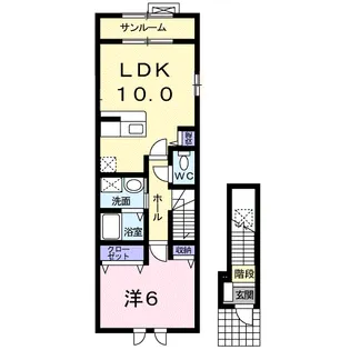トゥインクルⅣ【2階】の間取り