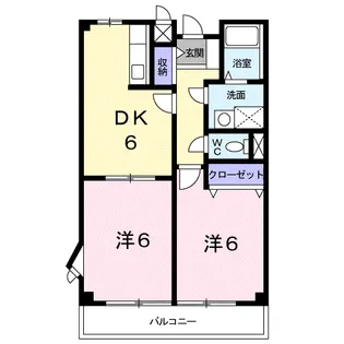 エトワールⅡ【2階】の間取り