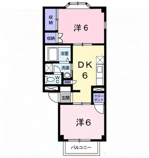 ブルーパンセ翼【2階】の間取り
