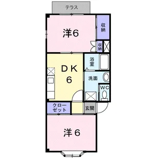 レジダンスメモワール【1階】の間取り