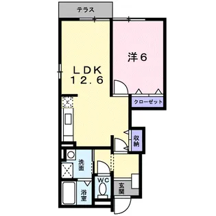 ジェラードⅡ【1階】の間取り