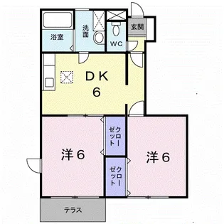リーブラ【1階】の間取り