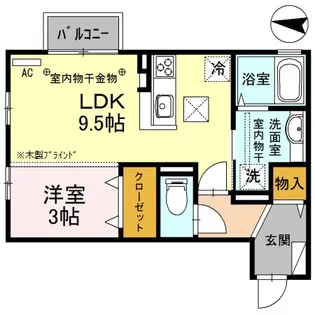 SAKURA【1階】の間取り