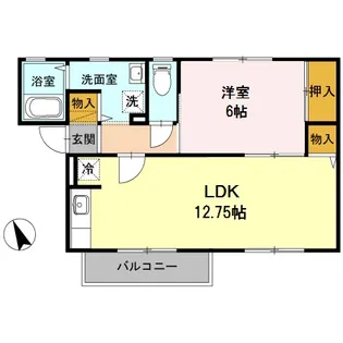 セジュールアイジョワ【2階】の間取り