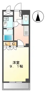 ハウス セルヴィール【2階】の間取り
