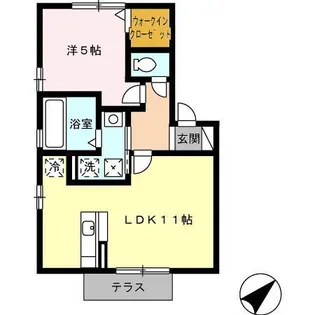 グランモア窪【1階】の間取り