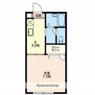 グランディール Y【2階】の間取り