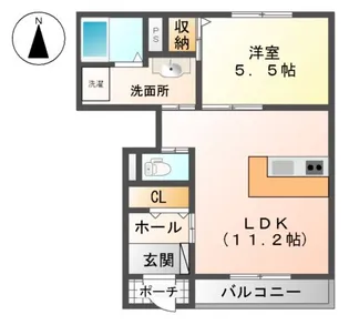 GRACE VILLA(グレイス ヴィラ)【1階】の間取り