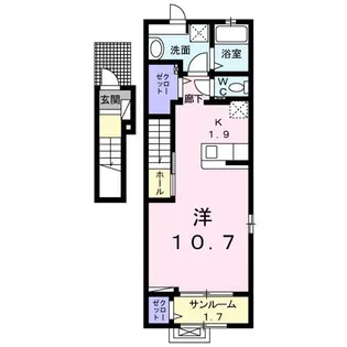 ハーモニーⅠ【2階】の間取り
