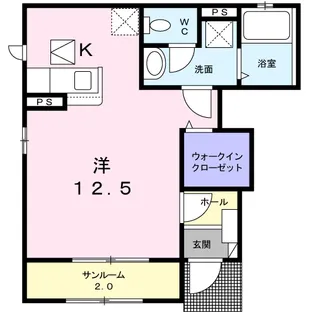ソレアード V【1階】の間取り