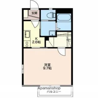 プリマクラッセⅡ【202号室】の間取り