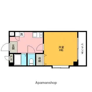 グリーンヒルタガミ【301号室】の間取り