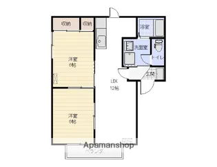 ディアス293 B棟【203号室】の間取り