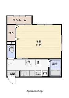 コーポクレイン3【203号室】の間取り