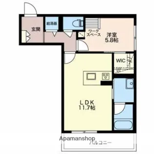 オーサム ガーデン(AWESOME GARDEN)【2階】の間取り