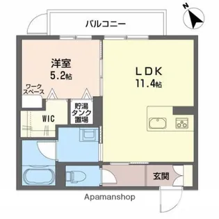 エルデ【105号室】の間取り