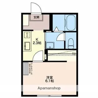 ディアス 若草【1階】の間取り