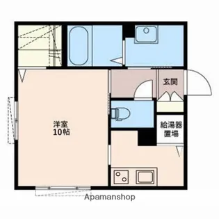 アルベージュ広岡【1階】の間取り