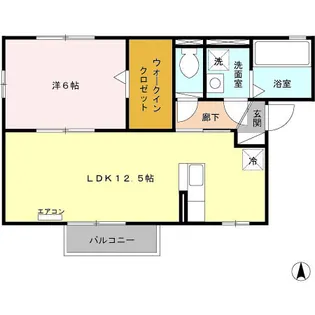 コンフォートスクエア C【2階】の間取り