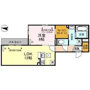 DーRESIDENCE東山【1階】の間取り