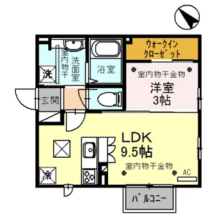 Recente Seiwa(レセンテ セイワ)【1階】の間取り