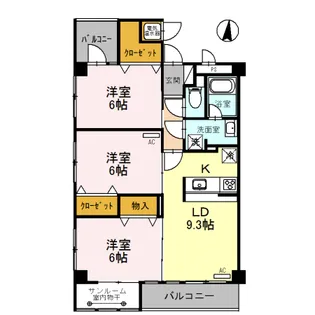 センチュリーミューゼ【2階】の間取り