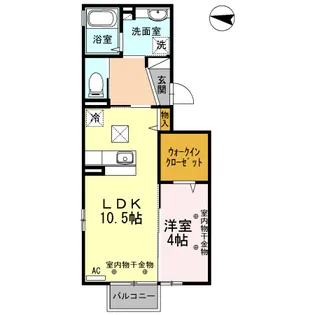 AND ONE【1階】の間取り