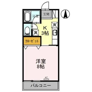 カンパーニュ【3階】の間取り