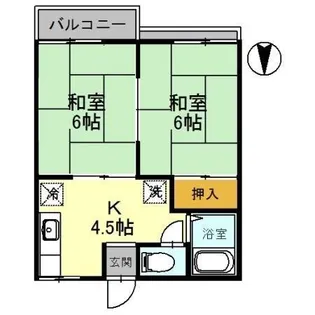 コーポ ロジュマン【2階】の間取り