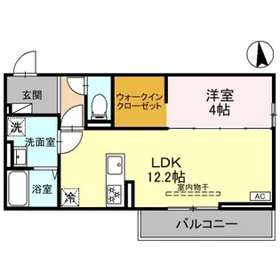 フォレスタⅢ【1階】の間取り