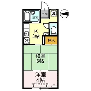 リバーサイドKM【2階】の間取り