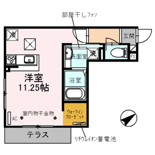 グランヴィル【1階】の間取り