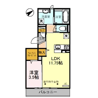 GLANZ【2階】の間取り