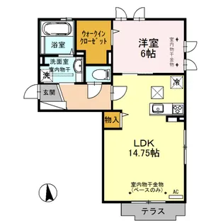 REGULUS(レグルス)【1階】の間取り