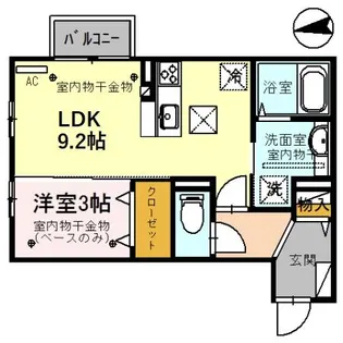 GRAN COSTA(グラン コスタ) B棟【1階】の間取り