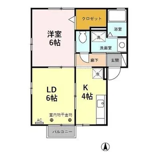 ウィルモアトロン【2階】の間取り
