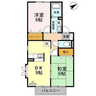 セゾン・ド・フルール C【1階】の間取り