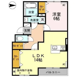 グランデリーオ【3階】の間取り