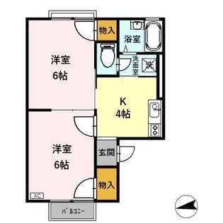 カサベルデ【2階】の間取り