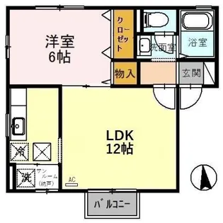 ヴィヴレ横川 B【1階】の間取り