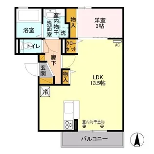 ウェルパレス【2階】の間取り