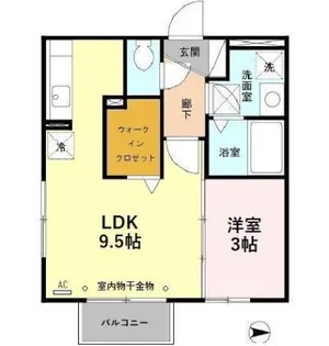 グラン マーチ A【1階】の間取り