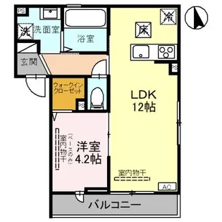 ルノアール【1階】の間取り