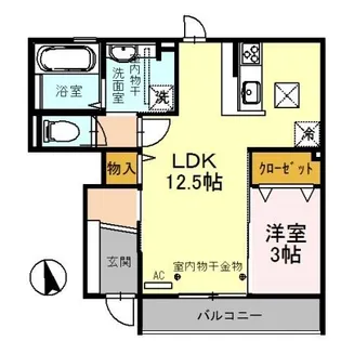 西京の郷 弐乃館【1階】の間取り