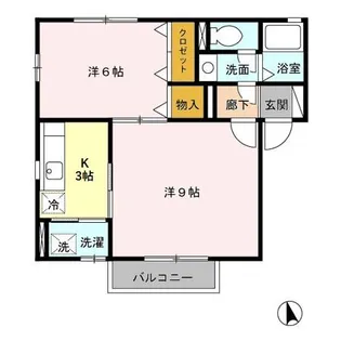 CLOVER(クローバー)【2階】の間取り