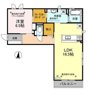 パンプル ムース【3階】の間取り