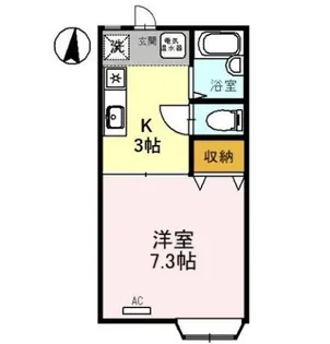 サンライズN【1階】の間取り