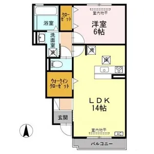 ソンリッサ B【1階】の間取り