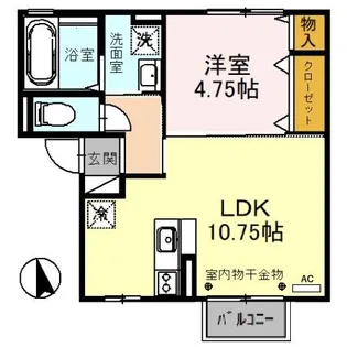 ウィルモア弐番館【2階】の間取り