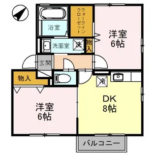 SEAGREEN(シーグリーン) A【2階】の間取り